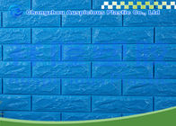 Carta da parati decorativa impermeabile, pannelli della schiuma del mattone 3D di parete impressi di pietra