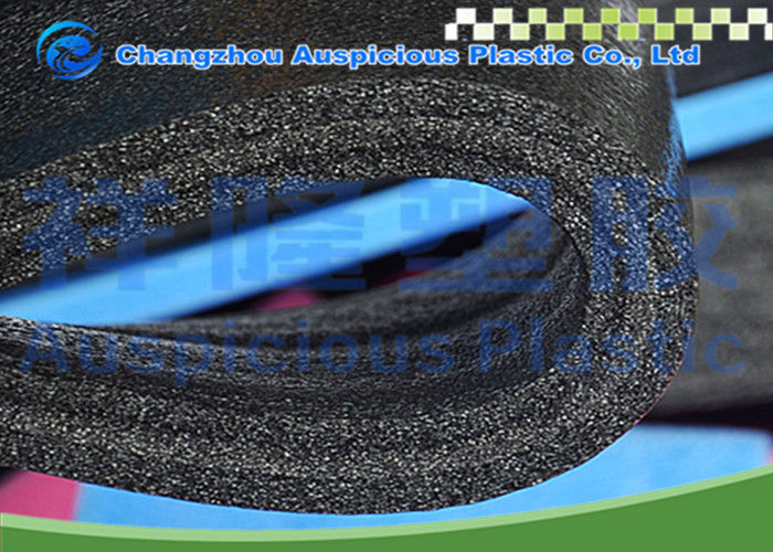 Strato flessibile della schiuma del nero EPE, stuoia impermeabile della schiuma di protezione del pacchetto